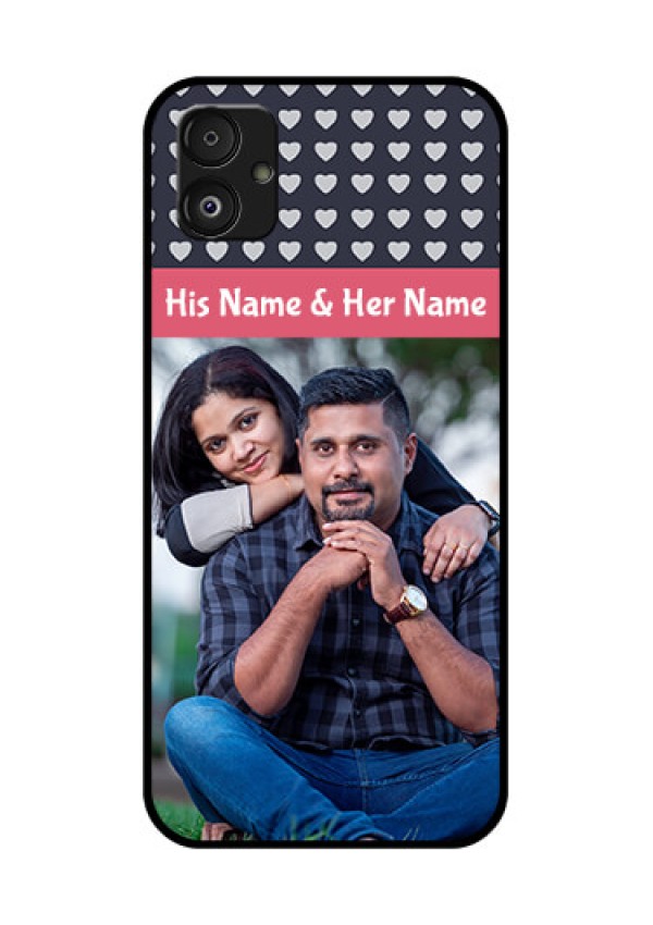 Samsung Galaxy F14 5G Custom Glass Mobile Case - Love Symbols Design