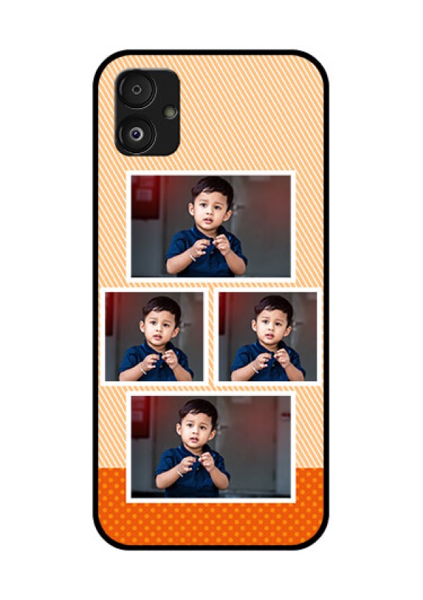 Samsung Galaxy F14 5G Photo Printing on Glass Case - Bulk Photos Upload Design