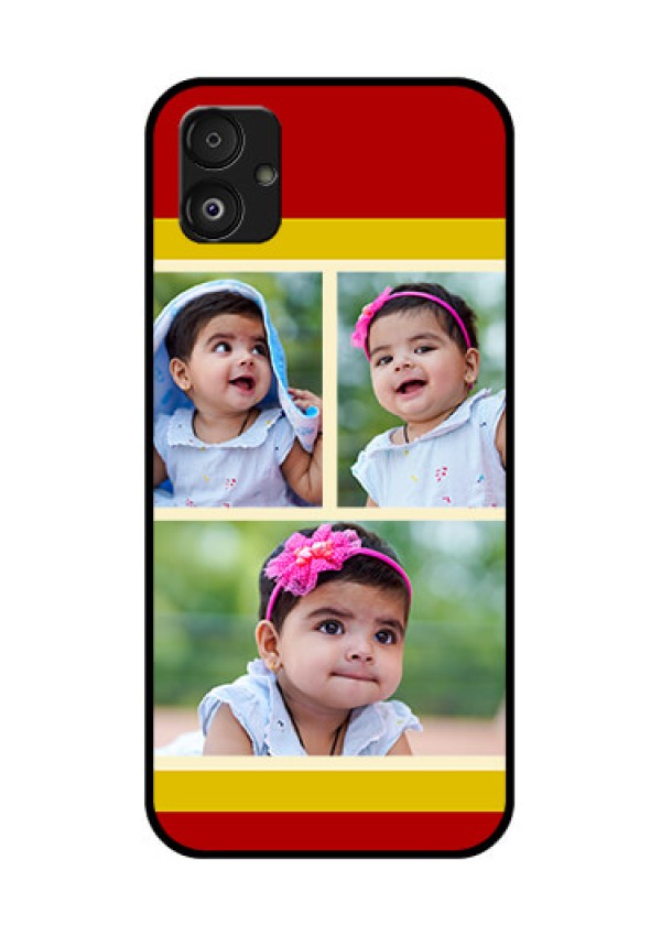 Samsung Galaxy F14 5G Custom Glass Mobile Case - Multiple Pic Upload Design