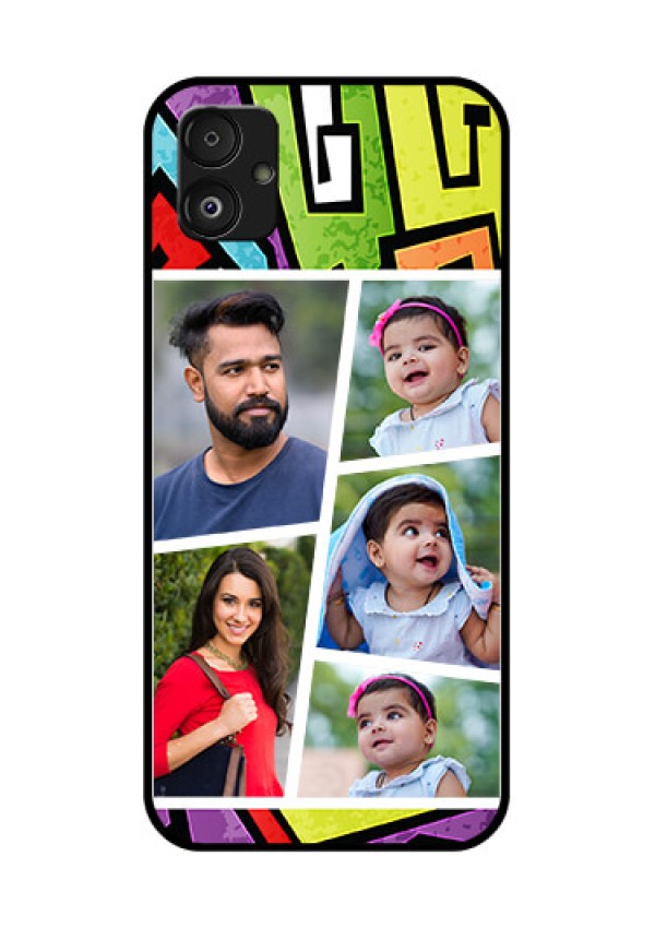 Samsung Galaxy F14 5G Custom Glass Phone Case - Graffiti pattern Design