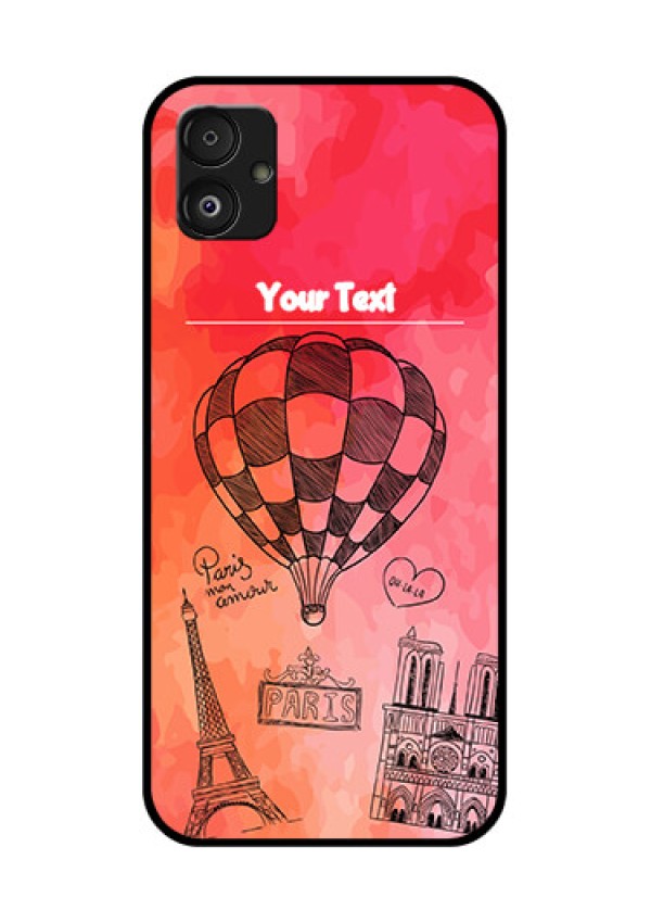 Samsung Galaxy F14 5G Custom Glass Phone Case - Paris Theme Design