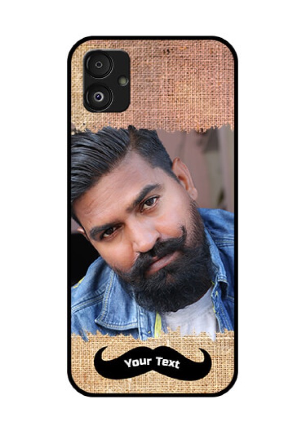Samsung Galaxy F14 5G Personalized Glass Phone Case - with Texture Design
