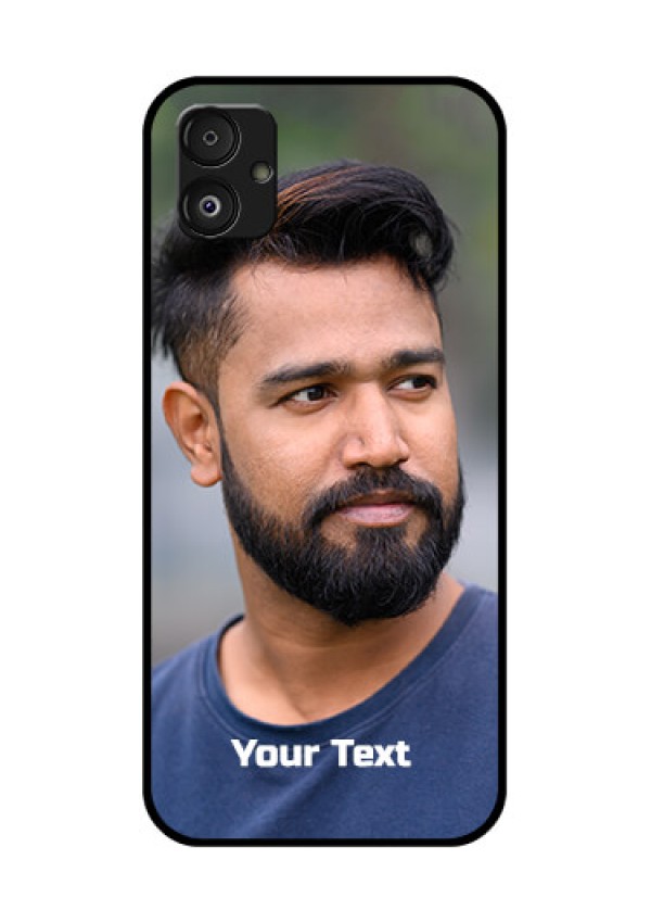 Samsung Galaxy F14 5G Glass Mobile Cover: Photo with Text
