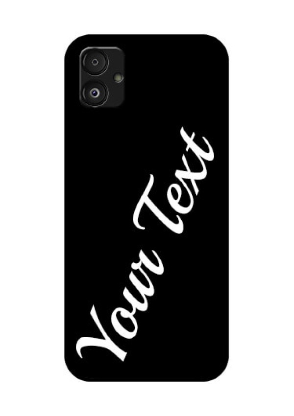 Samsung Galaxy F14 5G Custom Glass Mobile Cover with Your Name