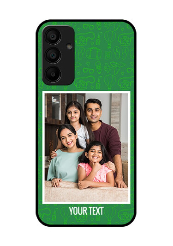 Galaxy F15 5G Custom Glass Phone Case - Picture Upload Design