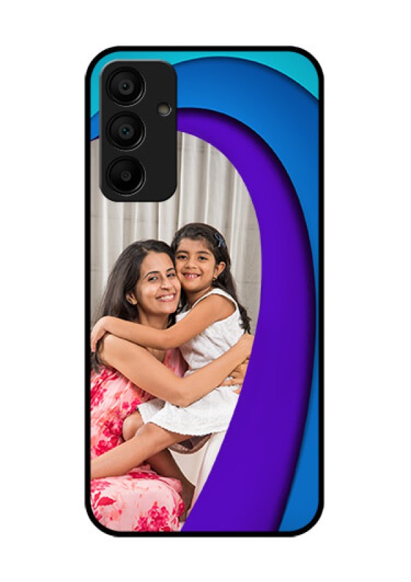 Galaxy F15 5G Custom Glass Phone Case - Simple Pattern Design