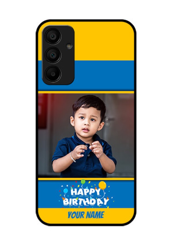 Galaxy F15 5G Custom Glass Phone Case - Birthday Wishes Design