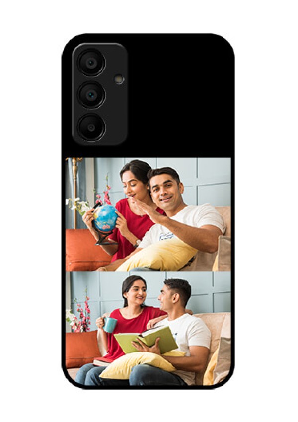 Galaxy F15 5G Custom Glass Phone Case - 2 Images Design