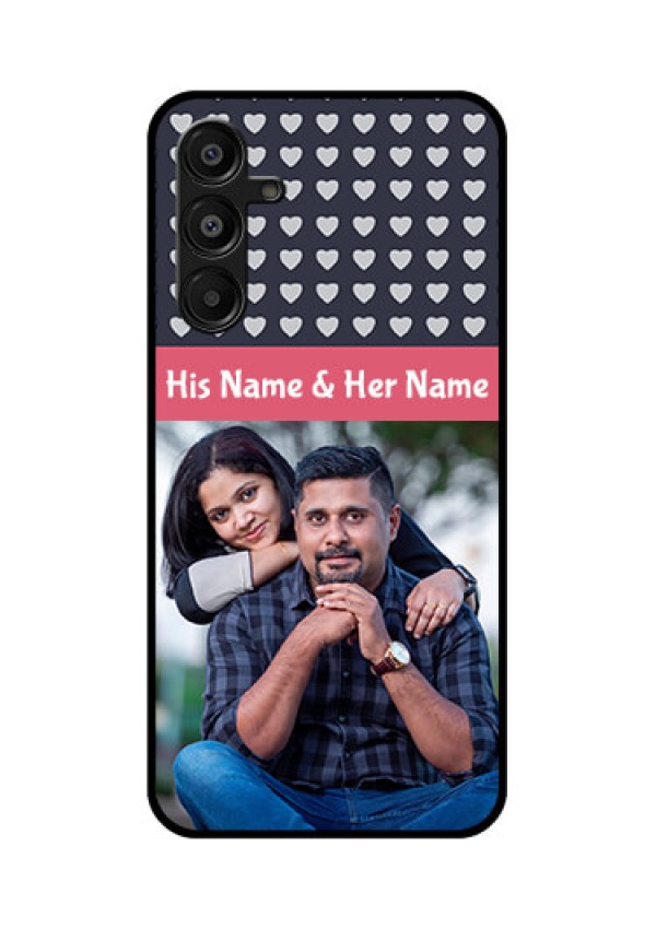Galaxy F16 5G Custom Glass Phone Case - Love Symbols Design