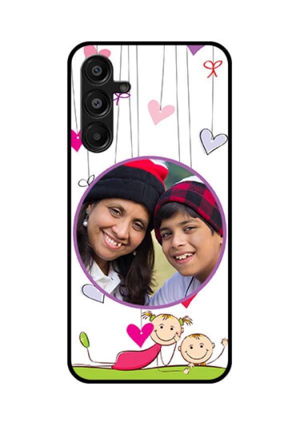 Galaxy F16 5G Custom Glass Phone Case - Cute Kids Phone Case Design