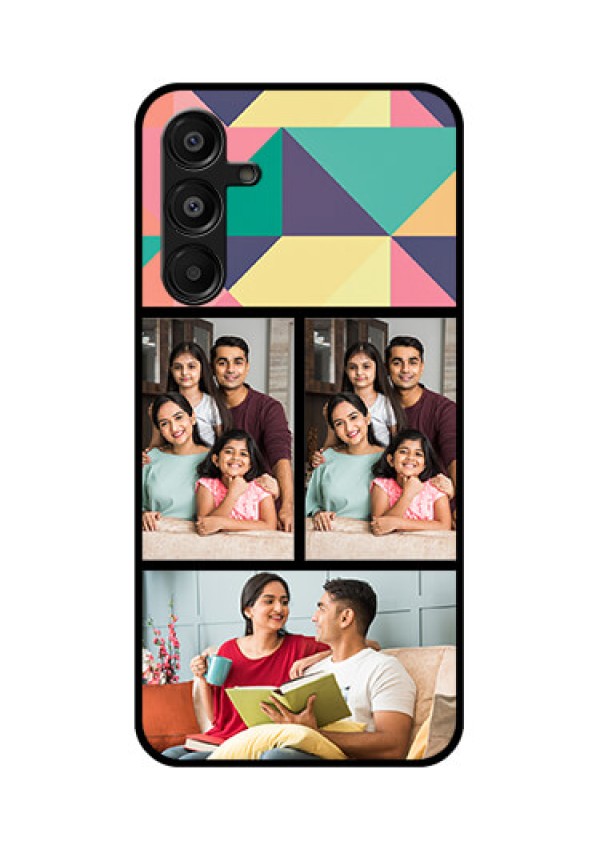 Galaxy F16 5G Custom Glass Phone Case - Bulk Pic Upload Design