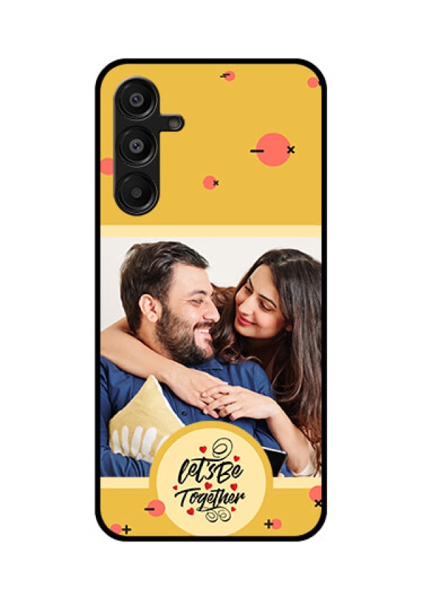 Galaxy F16 5G Custom Glass Phone Case - Lets Be Together Design