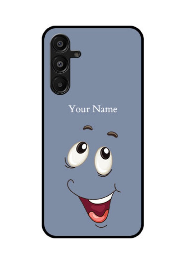 Galaxy F16 5G Custom Glass Phone Case - Laughing Cartoon Face Design