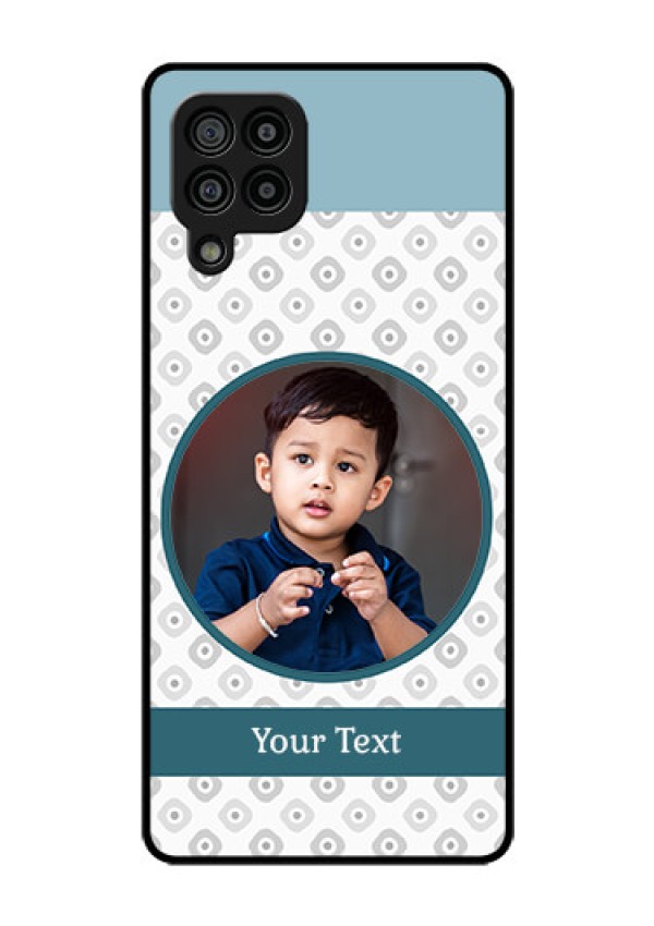 Galaxy F22 Personalized Glass Phone Case  - Premium Cover Design