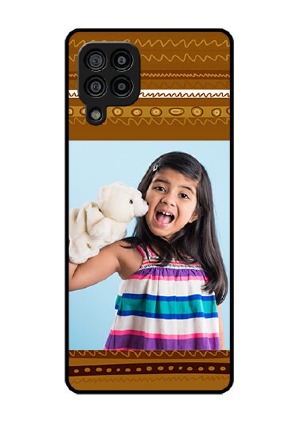 Galaxy F22 Custom Glass Phone Case  - Friends Picture Upload Design 