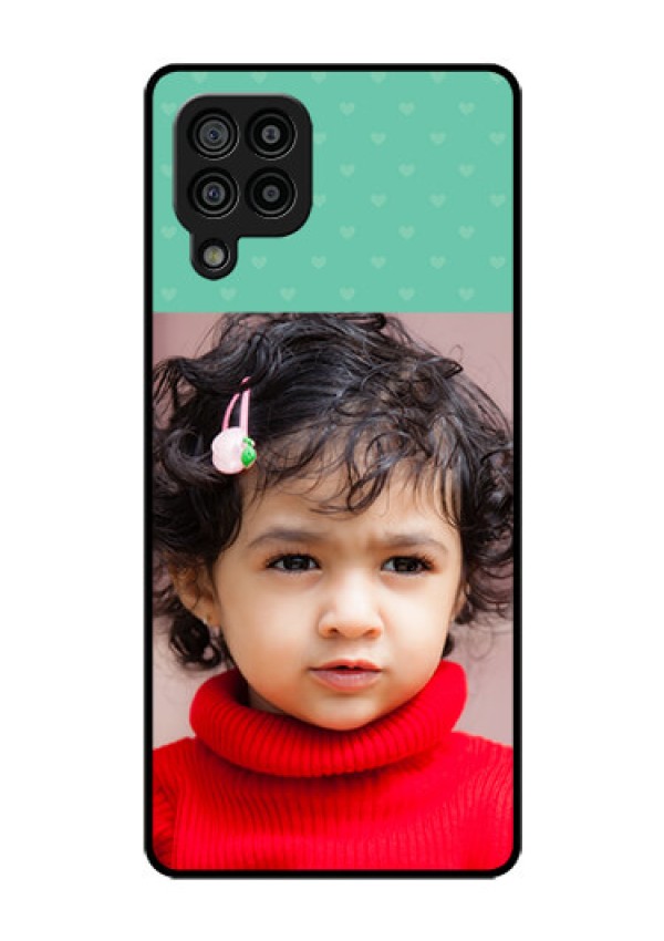 Galaxy F22 Custom Glass Phone Case  - Lovers Picture Design