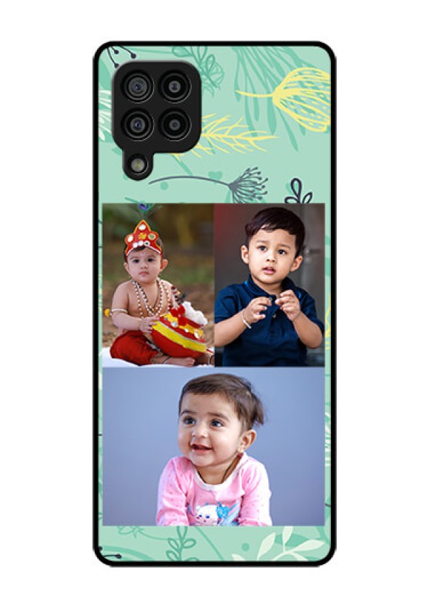 Galaxy F22 Photo Printing on Glass Case  - Forever Family Design 