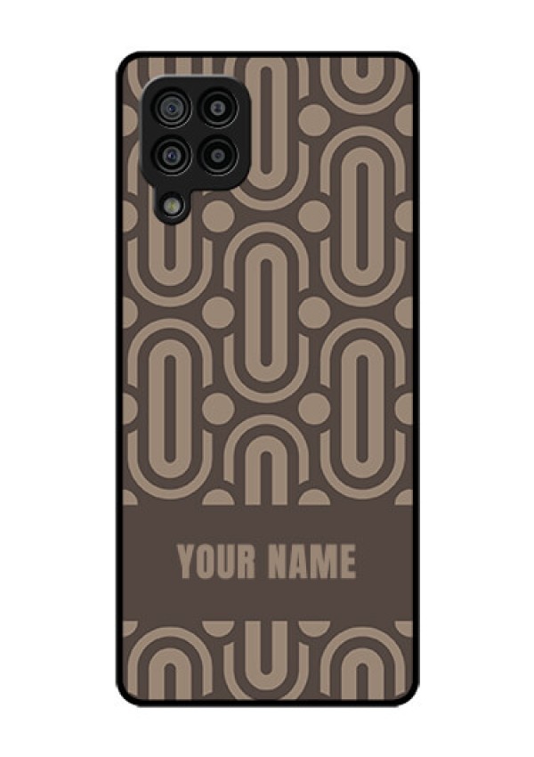 Galaxy F22 Custom Glass Phone Case - Captivating Zero Pattern Design