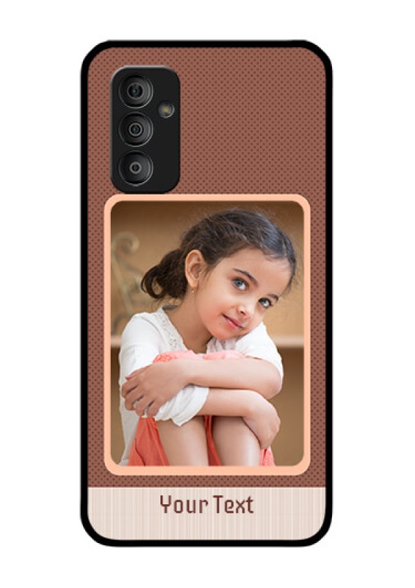 Galaxy F23 5G Custom Glass Phone Case - Simple Pic Upload Design