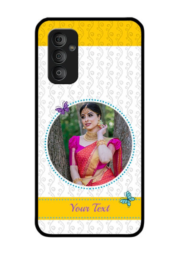 Galaxy F23 5G Custom Glass Mobile Case - Girls Premium Case Design