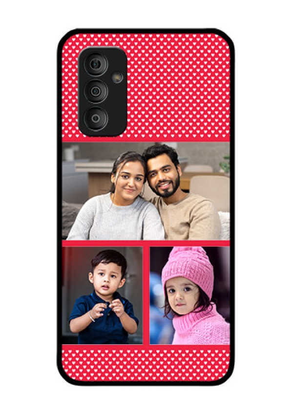 Galaxy F23 5G Personalized Glass Phone Case - Bulk Pic Upload Design