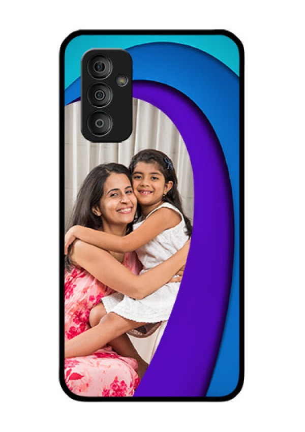 Galaxy F23 5G Photo Printing on Glass Case - Simple Pattern Design