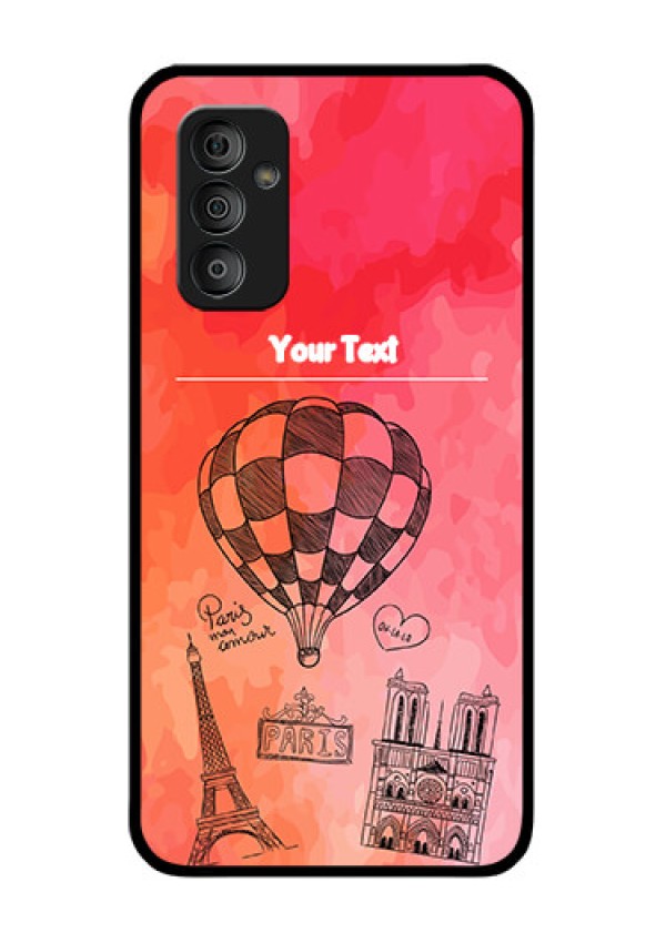 Galaxy F23 5G Custom Glass Phone Case - Paris Theme Design
