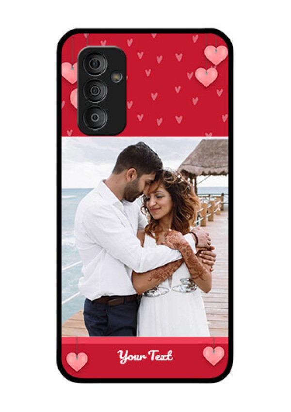 Galaxy F23 5G Custom Glass Phone Case - Valentines Day Design