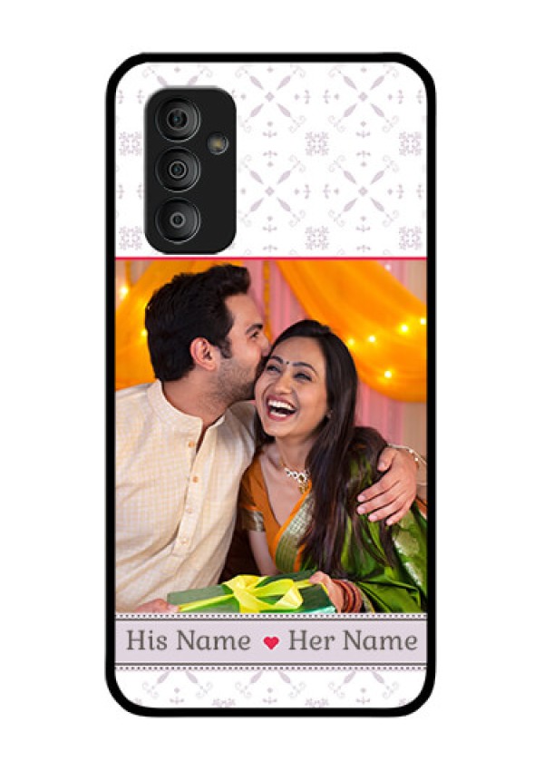 Galaxy F23 5G Custom Glass Mobile Case - with Photo and Ethnic Design