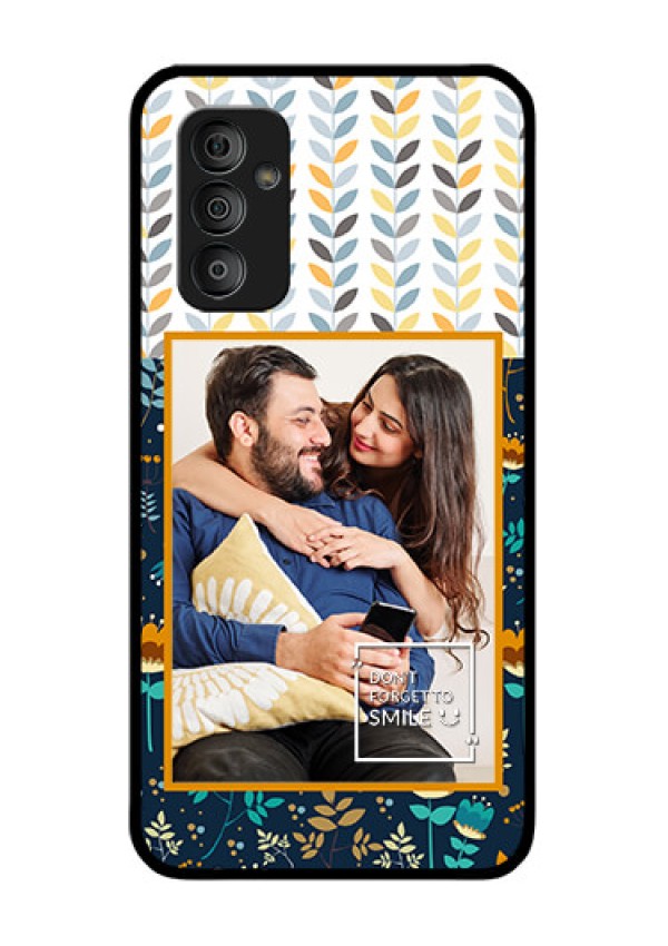 Galaxy F23 5G Custom Glass Mobile Case - Pattern Design