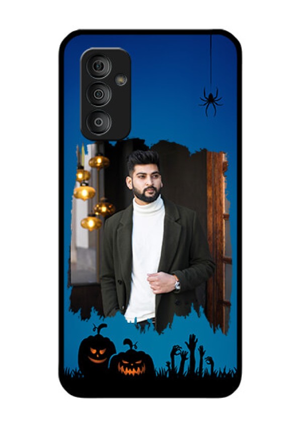 Galaxy F23 5G Photo Printing on Glass Case - with pro Halloween design