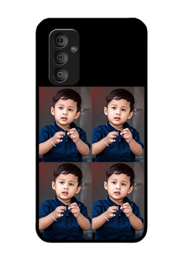 Galaxy F23 5G 4 Image Holder on Glass Mobile Cover
