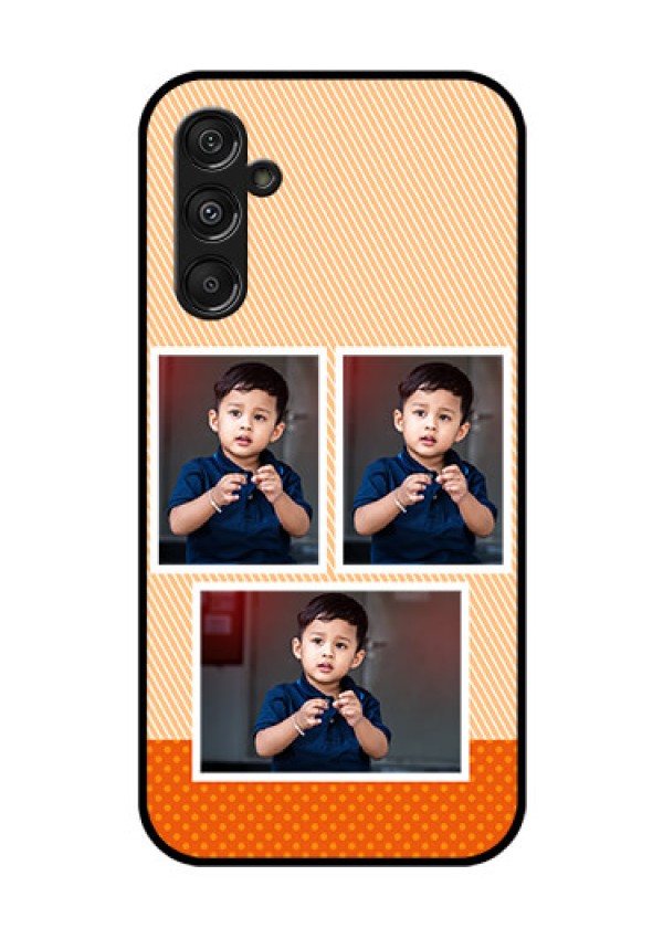 Galaxy F34 5G Custom Glass Phone Case - Bulk Photos Upload Design