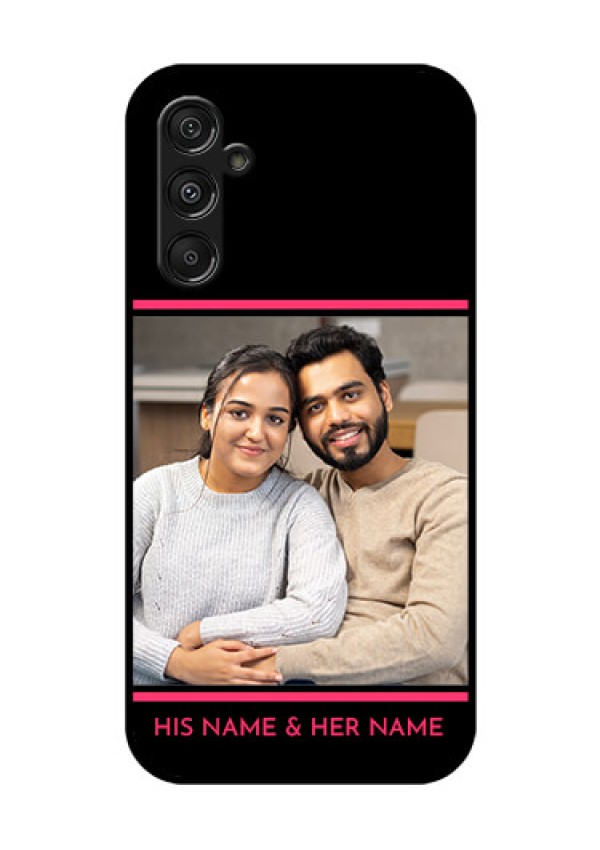 Galaxy F34 5G Custom Glass Phone Case - With Add Text Design