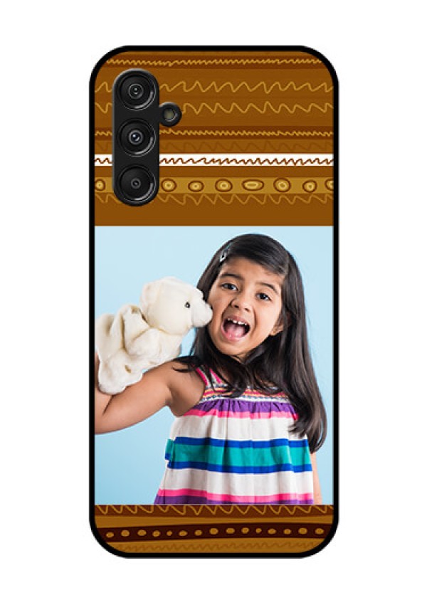 Galaxy F34 5G Custom Glass Phone Case - Friends Picture Upload Design