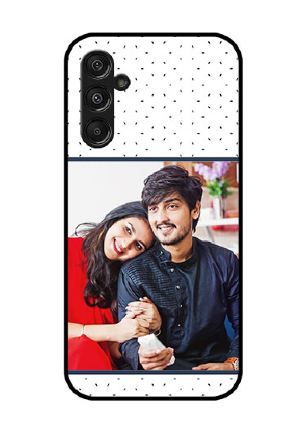 Galaxy F34 5G Custom Glass Phone Case - Premium Dot Design