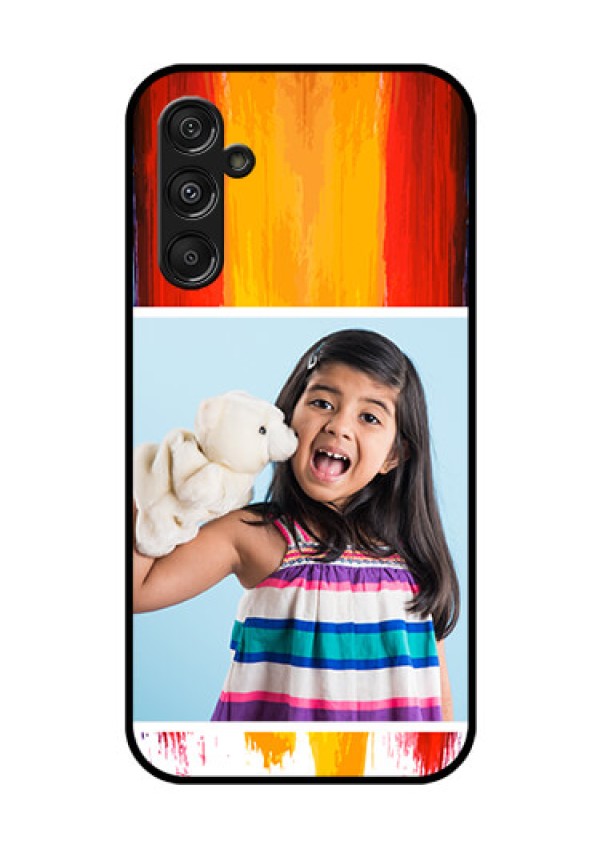 Galaxy F34 5G Custom Glass Phone Case - Multi Color Design