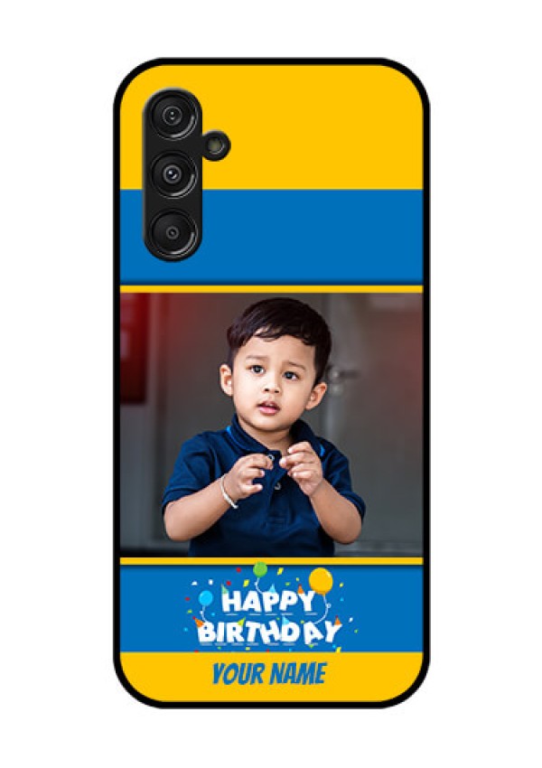 Galaxy F34 5G Custom Glass Phone Case - Birthday Wishes Design