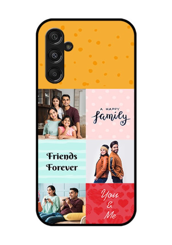 Galaxy F34 5G Custom Glass Phone Case - Images With Quotes Design