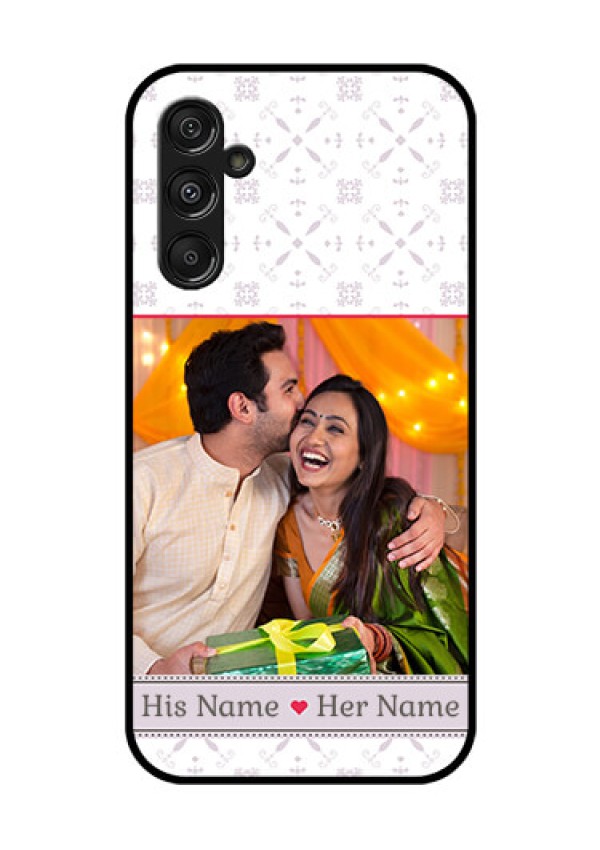 Galaxy F34 5G Custom Glass Phone Case - With Photo And Ethnic Design