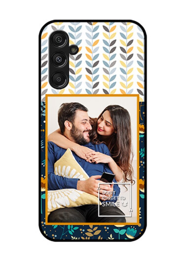 Galaxy F34 5G Custom Glass Phone Case - Pattern Design