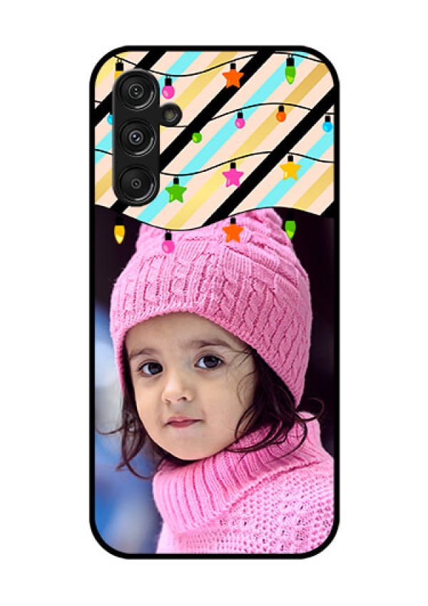 Galaxy F34 5G Custom Glass Phone Case - Lights Hanging Design