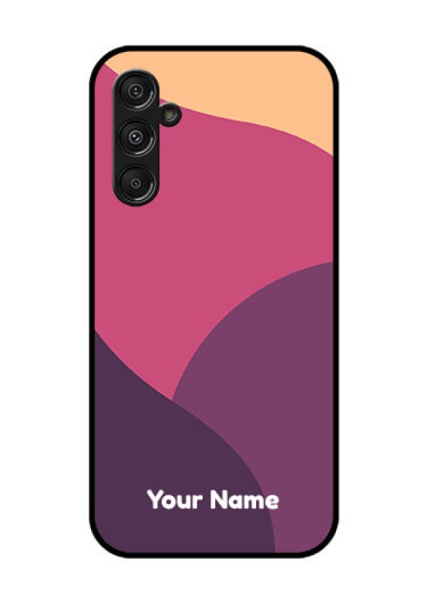 Galaxy F34 5G Custom Glass Phone Case - Mixed Multi - Colour Abstract Art Design