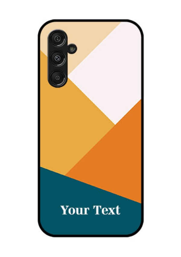Galaxy F34 5G Custom Glass Phone Case - Stacked Multi - Colour Design