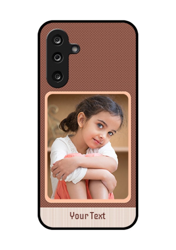 Samsung Galaxy F36 5G Custom Glass Phone Case - Simple Pic Upload Design