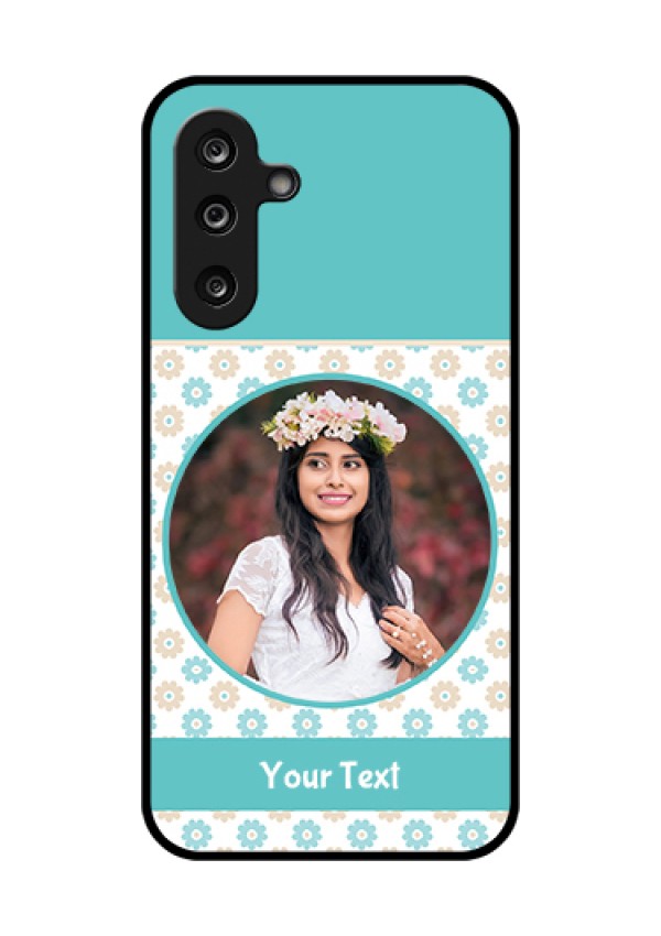 Samsung Galaxy F36 5G Custom Glass Phone Case - Beautiful Flowers Design