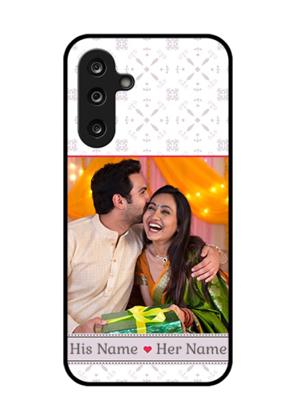 Samsung Galaxy F36 5G Custom Glass Phone Case - With Photo And Ethnic Design