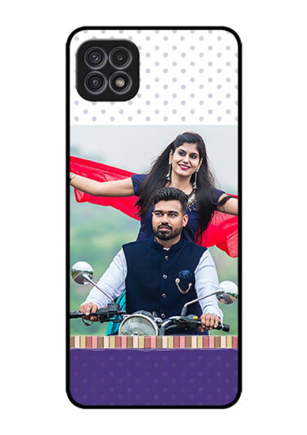 Galaxy F42 5G Photo Printing on Glass Case  - Cute Family Design
