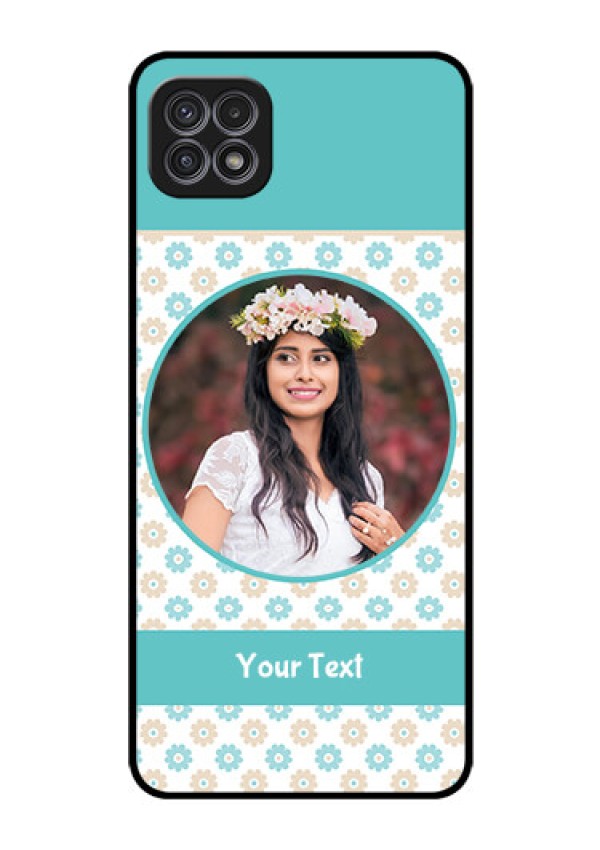 Galaxy F42 5G Custom Glass Mobile Case  - Beautiful Flowers Design