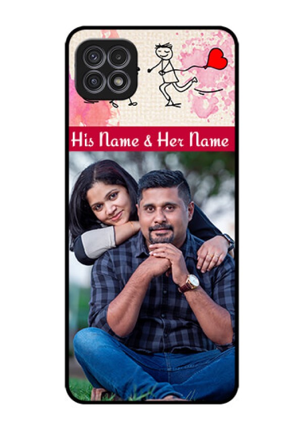 Galaxy F42 5G Photo Printing on Glass Case  - You and Me Case Design
